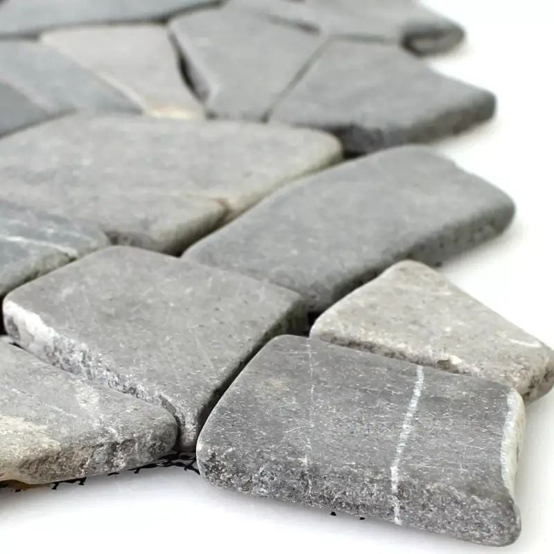 Aktuell Marmor Bruch Naturstein Mosaikfliesen Solares Nero Schwarz