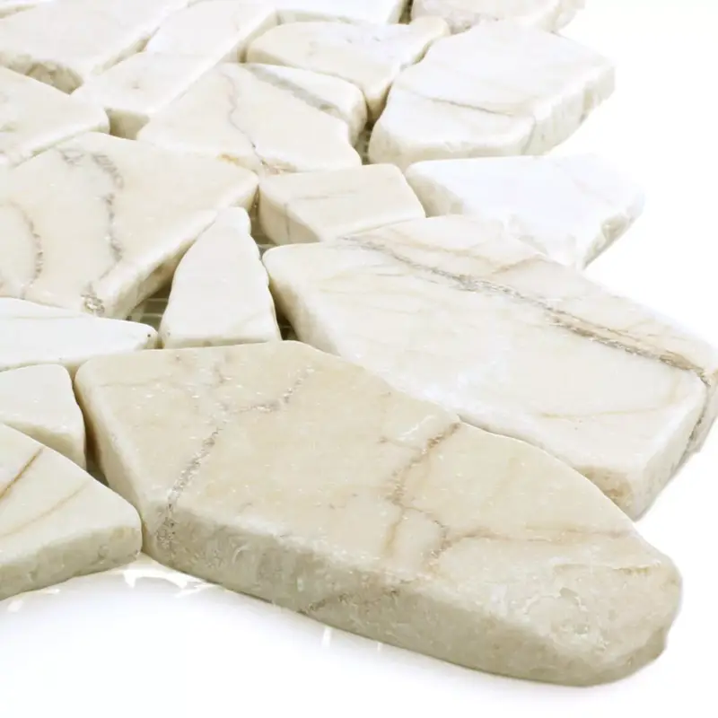 Sonderaktion Naturstein Marmor Bruch Mosaikfliesen Pulpis Golden Cream Poliert