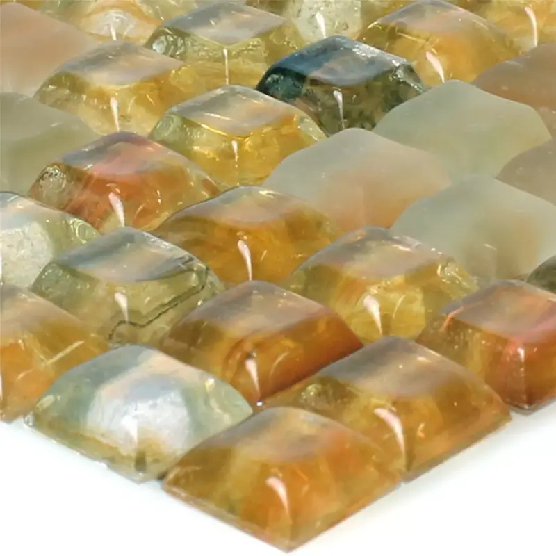 Neue Kollektion Glas Schwimmbad Pool Mosaik Fliesen Pergamon Beige