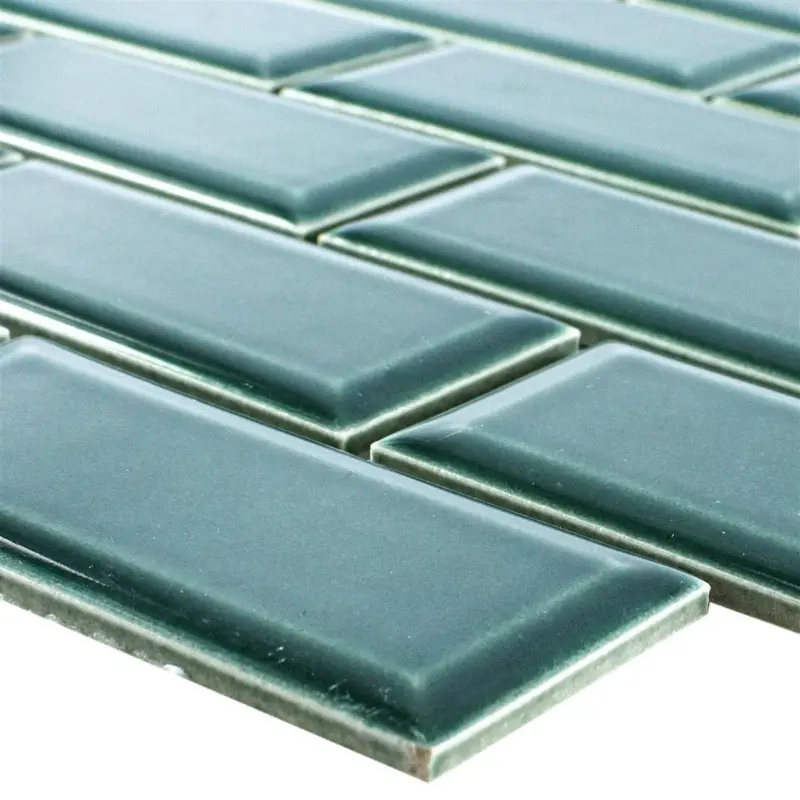 Keramik Mosaik Fliesen StPauls Metro Facette Grün Jetzt Kaufen