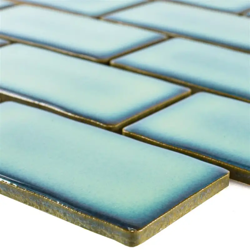 Jetzt Kaufen Keramik Mosaik Fliesen Florenz Handgemacht Grün