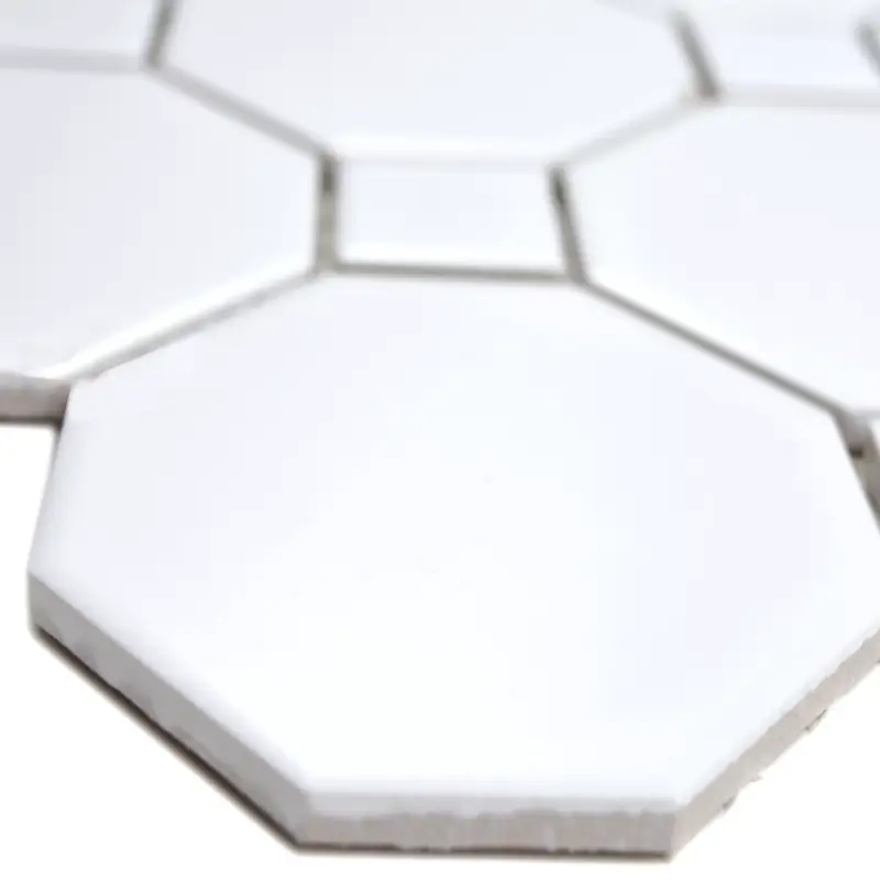 Aktuell Keramik Mosaikfliesen Octagon Fürstenberg Weiß