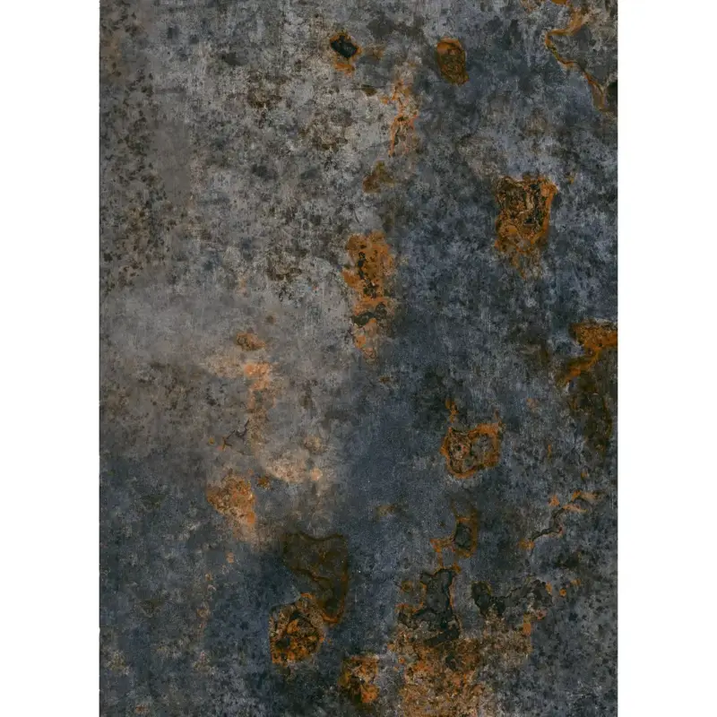 Neu Oregon Metalloptik Blau 60x120 cm