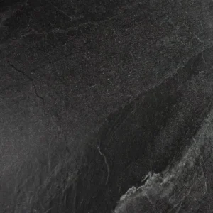 Zertifiziert Bodenfliese Eldian Schwarz Schieferoptik 60x60cm