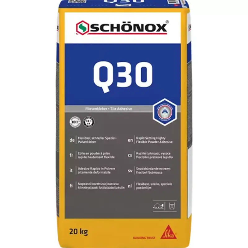 Fliesenkleber Schönox Q30 Flexibler Spezial Pulverkleber 20 KG Meistverkauft