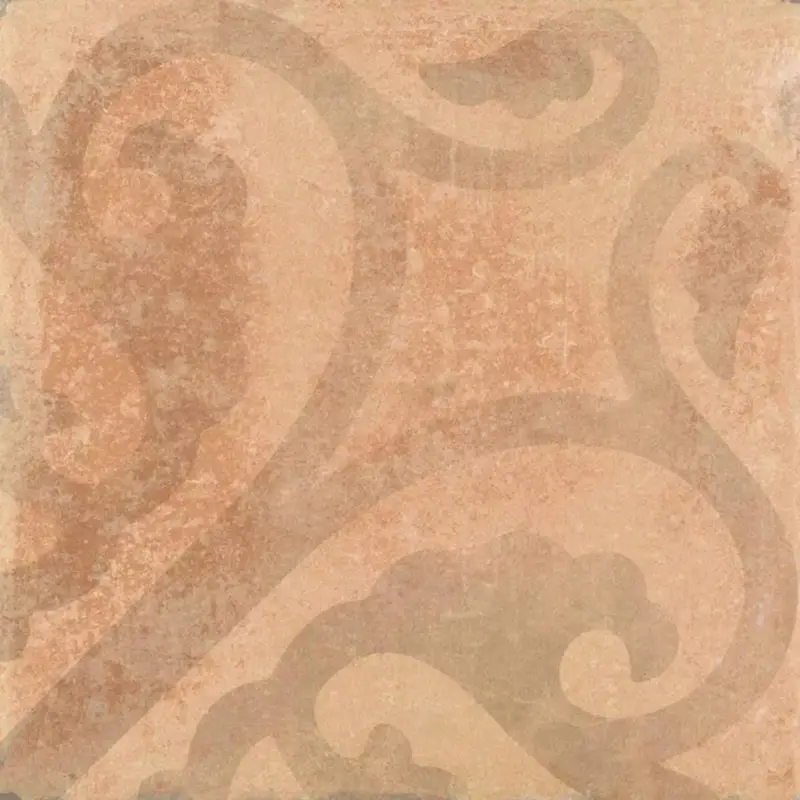 Zertifiziert Queens Terracotta Braun Dekor 25x25 cm