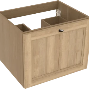 Online Kaufen Balmani Lemon hängender Waschbeckenunterschrank: 67,5 x 55 cm, Eiche verwittert, 2 Schubladen