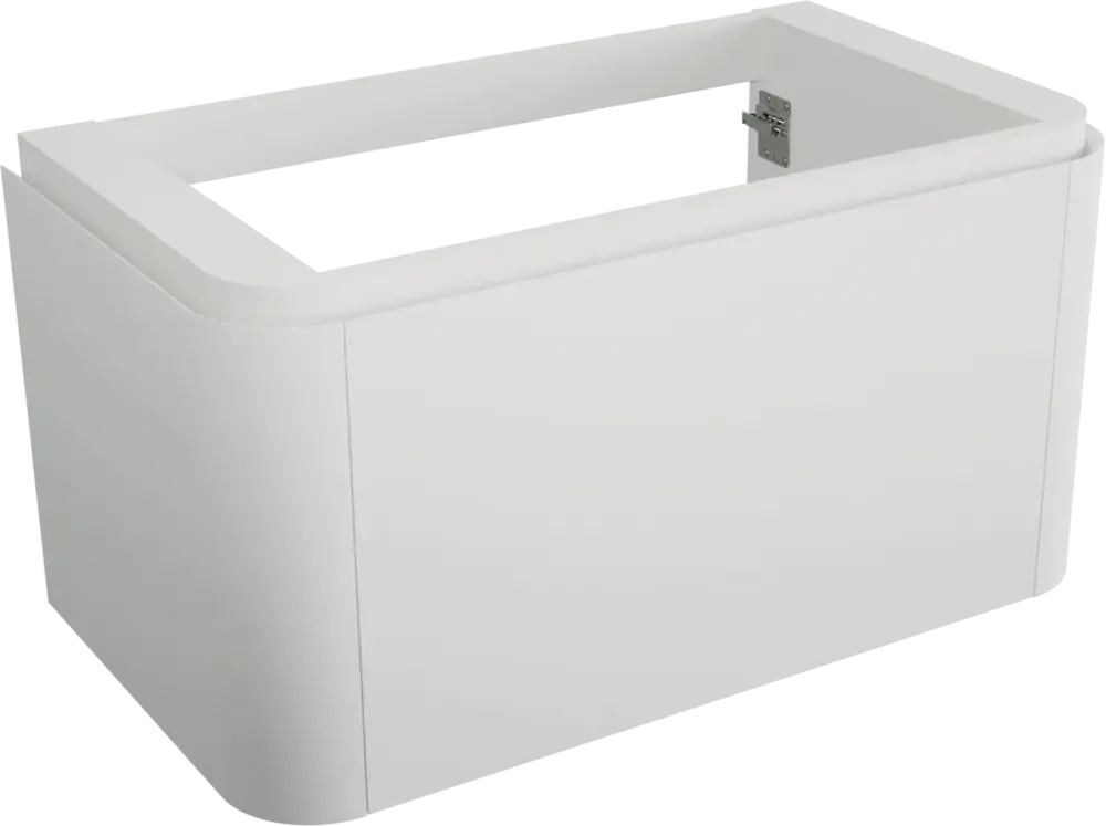 Balmani Moon hängender Waschbeckenunterschrank 100 x 55 cm weiß matt 2 Schubladen Sonderangebot
