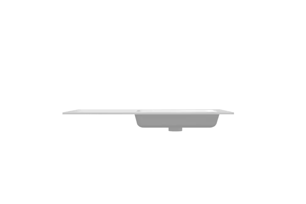 Must-Have Storke Mata Waschtisch, rechts, Solid Surface matt, 100 x 52 cm