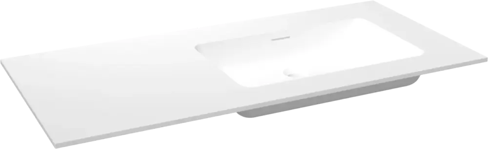 Storke Mata Waschtisch, rechts, Solid Surface matt, 110 x 52 cm, Schrankkombination 35 cm Jetzt Kaufen