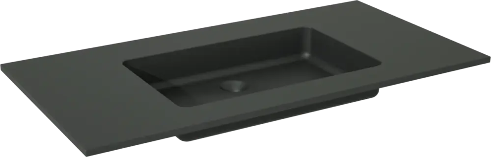 Top-Seller Storke Scuro Einzelwaschtisch, Quarz matt, 105 x 52 cm