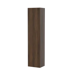 Solange Der Vorrat Reicht Storke Edge Badhochschrank: Hängend, mit Spiegel, Nussbaum, 40 x 30 x 170 cm