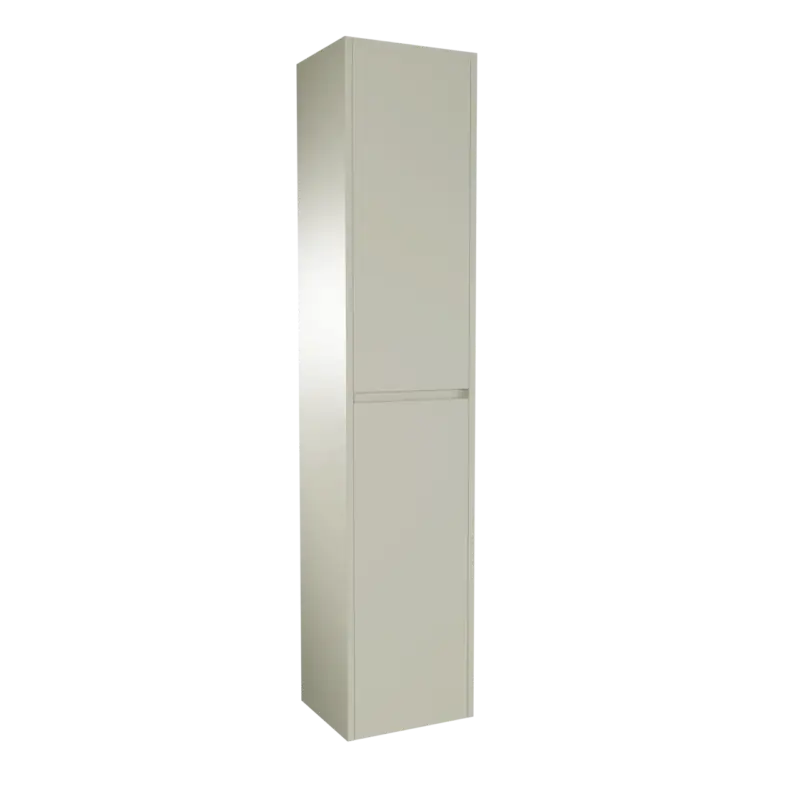 Sofort Bestellen Storke Seda Badhochschrank: Hängend, Seidengrau, 40 x 35 x 170 cm
