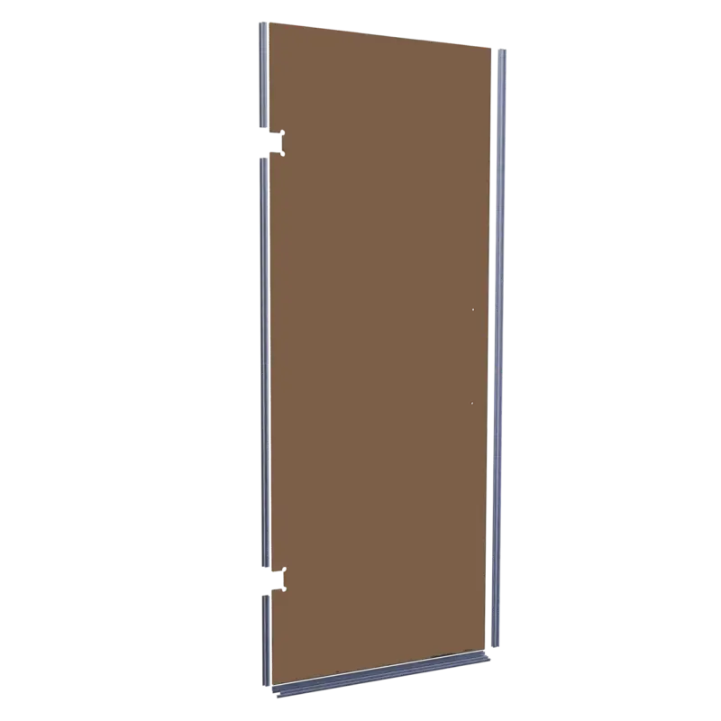 Zertifiziert Balmani Modular Glasscheibe und Dichtungen für Duschtür, 841 mm, Bronze