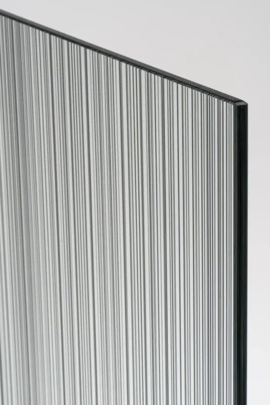 Balmani Modular Glasscheibe für Duschtür, 841 mm, Strichcode schwarz Nur Für Kurze Zeit