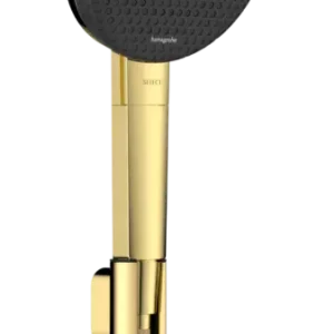 Letzte Chance Hansgrohe Raindance Alive Select S 125 Handbrause-Set 3 Strahlfunktionen Polished Gold Optic