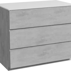 Abverkauf Storke Edge freistehendes Möbelstück Set: 95 x 52 cm, Beton dunkelgrau, mit Tavola Einzel Waschtischplatte, Solid Surface Weiß matt