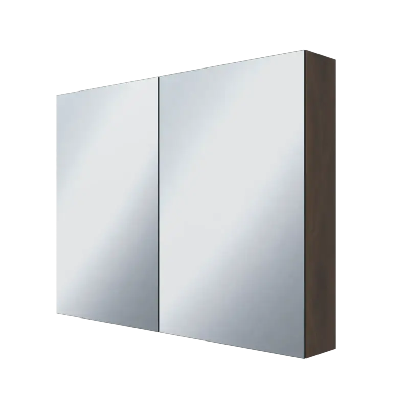 Storke Reflecta Spiegelschrank Bad: 100 x 75 cm, Nussbaum Beliebt