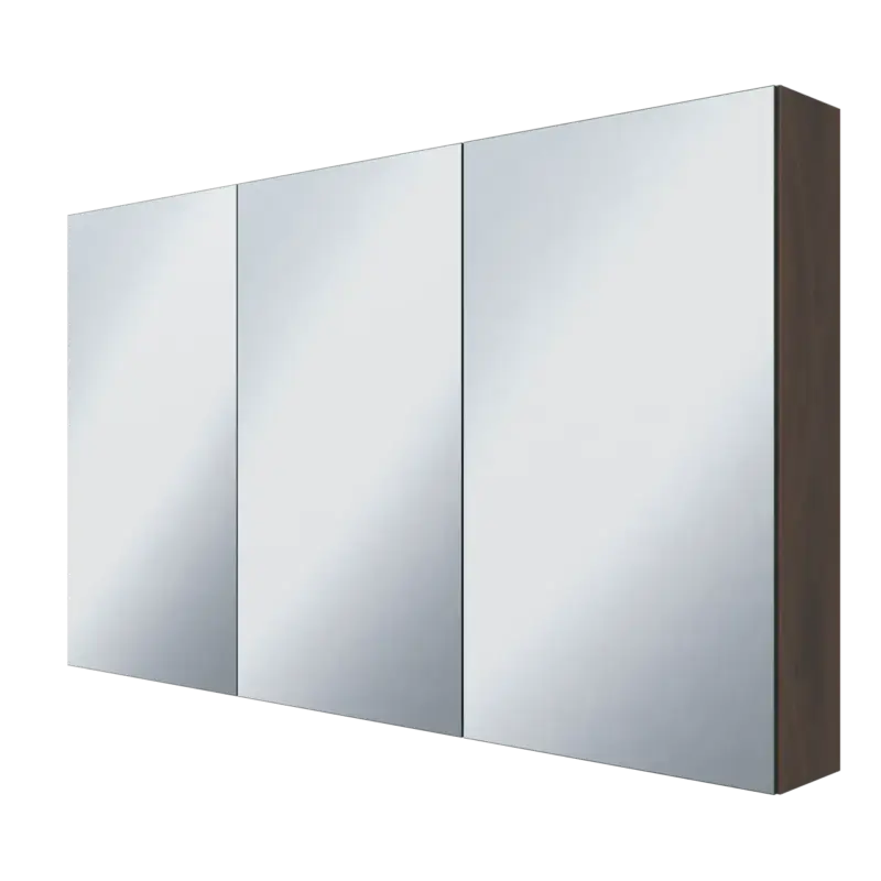 Storke Reflecta Spiegelschrank Bad: 130 x 75 cm, Nussbaum Neue Kollektion