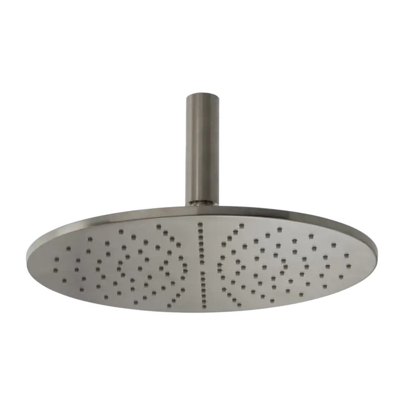 Wochenendangebot Blaufoss Round 300 Regendusche Duschkopf: Rund, Deckeneinbau, 30 cm, Brushed GunMetal