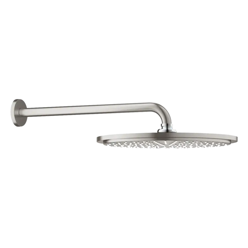 Heißes Angebot Grohe Rainshower Cosmopolitan 310 Regendusche Duschkopf: Rund, Wandmontage, 31 cm, Supersteel
