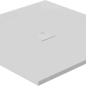 Direktkauf Luca Varess Classy duschwanne 90 x 90 cm marmorkomposit weiß matt rockstruktur