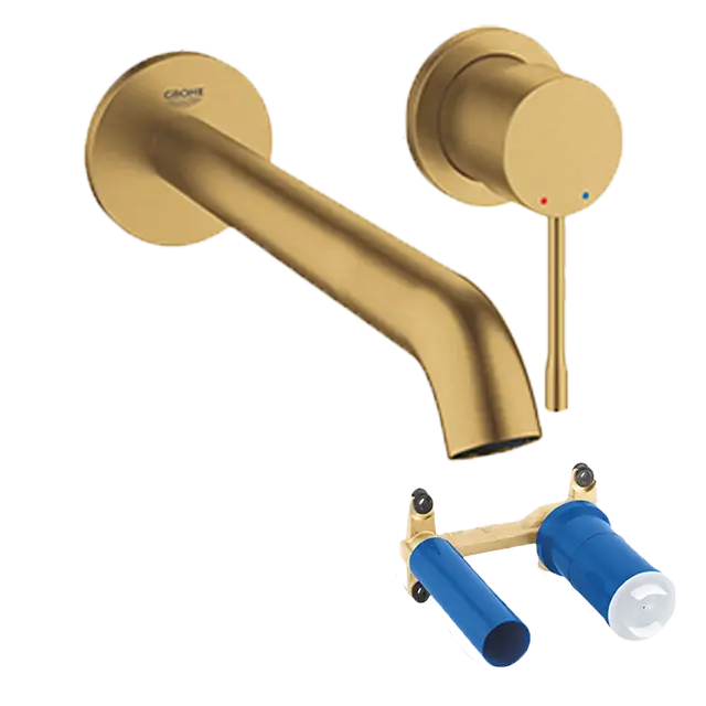 Expressversand Grohe Essence Unterputz-Waschbecken Armatur: Brushed Cool Sunrise, Einbauelement inklusive