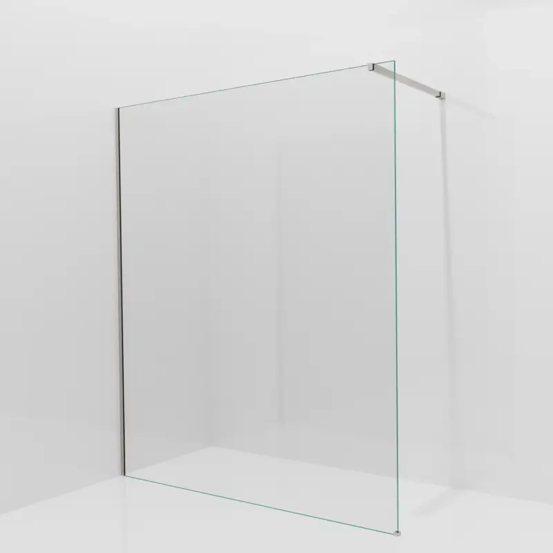 Mega-Angebot Balmani Modular Walk-In Dusche: 170 x 200 cm, Klarglas, Profil Brushed CoolMetal