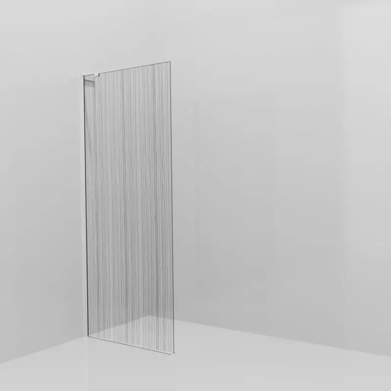 Balmani Modular Walk-In Dusche: 90 x 200 cm, Mikado, Profil Chrom glänzend mit L-Shape Top-Angebot