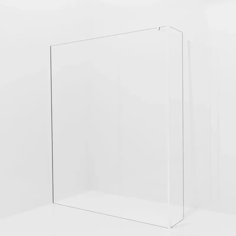 Sichere Zahlung Balmani Modular Walk-In Dusche mit fester Seitenwand: 170 x 200 cm, Klarglas, Profil Chrom glänzend