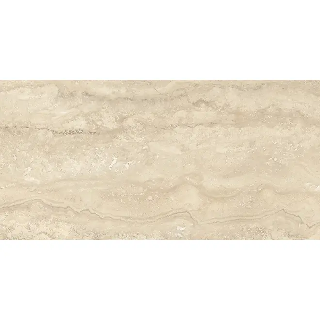 Abverkauf Provenza Unique Travertine Boden- und Wandfliese Cream Vein Cut matt 30x60 cm