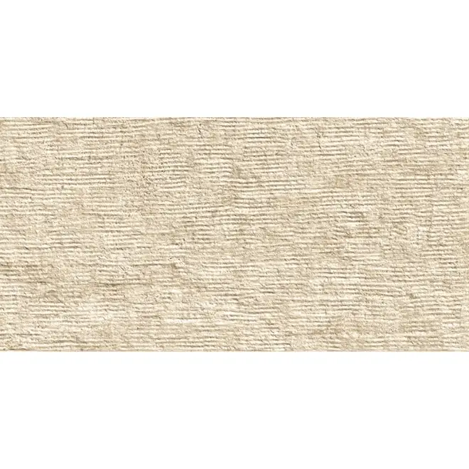 Heißes Angebot Provenza Unique Travertine Wandfliese Cream Ruled matt strukturiert 30x60 cm