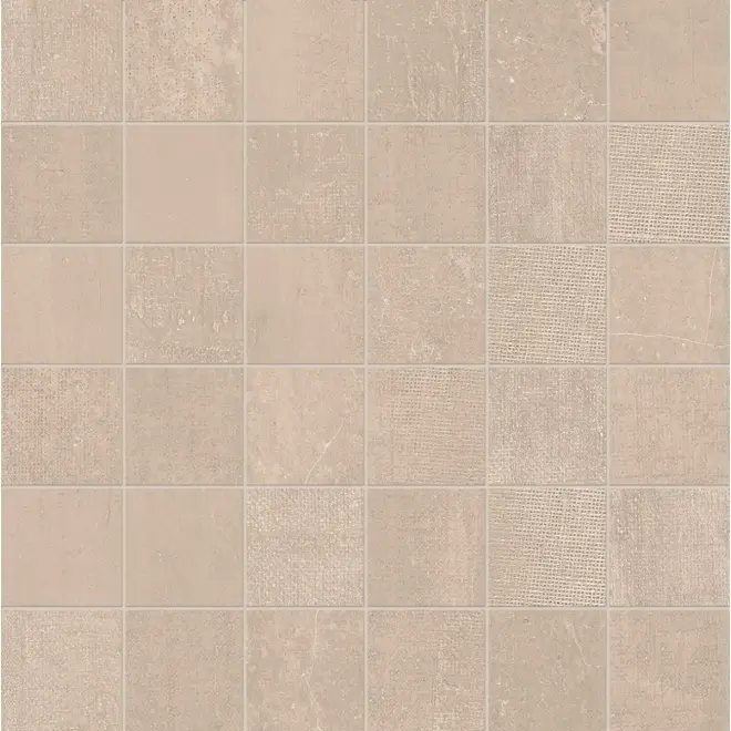Garantierte Lieferung Provenza Gesso Taupe Linen Mosaik 5x5 Matte 30x30 cm