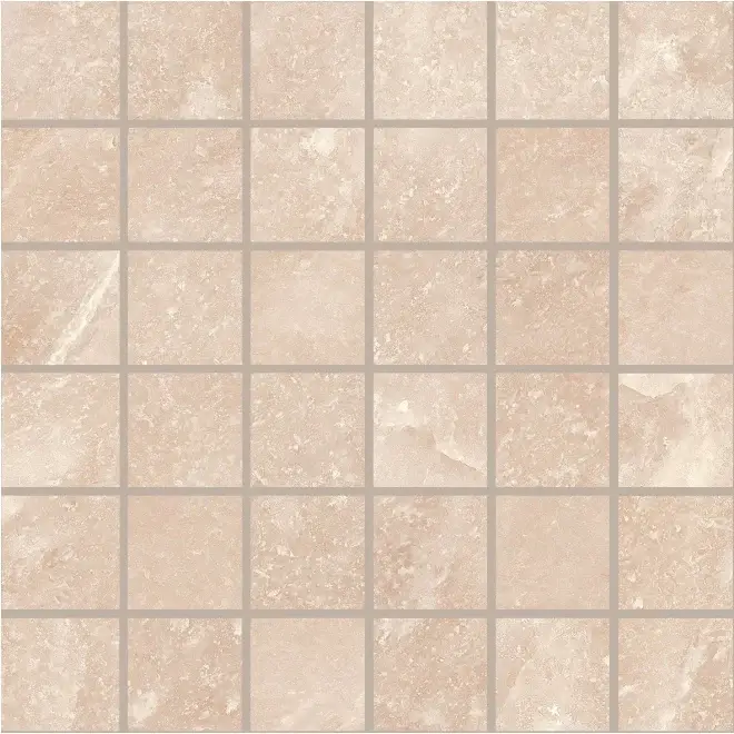 Provenza Saltstone Mosaik 5x5 Pink Halite glänzend Matte 30x30 cm Neue Kollektion