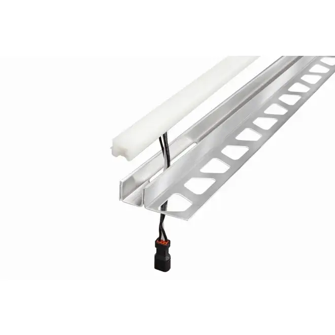 Jetzt Bestellen Schlüter LIPROTEC EASY LED-Modul mit Schenkel RGB+W Edelstahl gebürstet V4A 100 cm