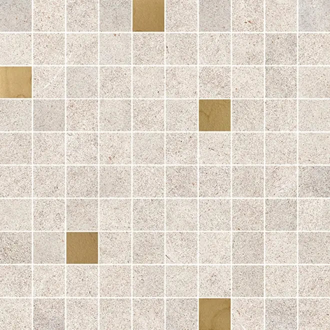 Solange Der Vorrat Reicht Love Tiles Sense Mosaic Crystal Light Grey Natural 35x35 cm Wanddekor