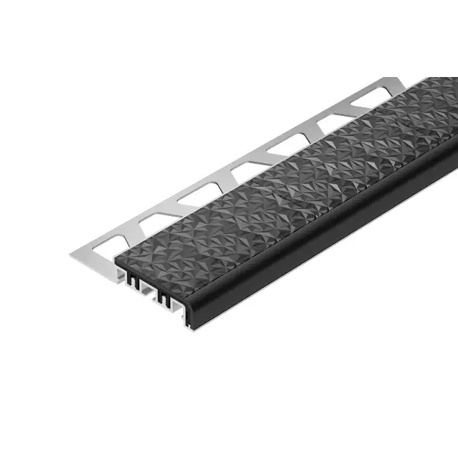 Schlüter TREP-V 42 Treppenprofil, Fugengrau, Länge: 200 cm, Höhe 9 mm Direkt Vom Hersteller