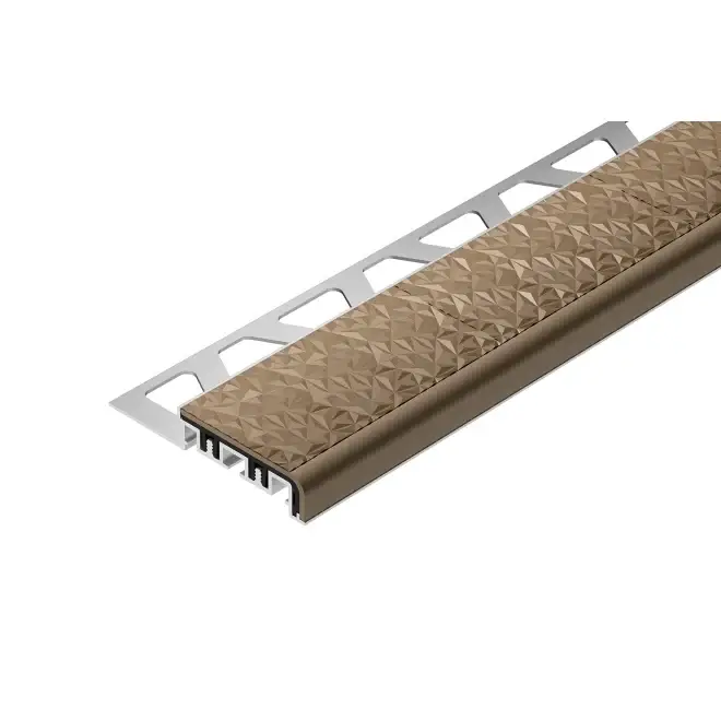 Schlüter TREP-V 42 Treppenprofil, Hellbeige, Länge: 150 cm, Höhe 9 mm Nur Für Kurze Zeit