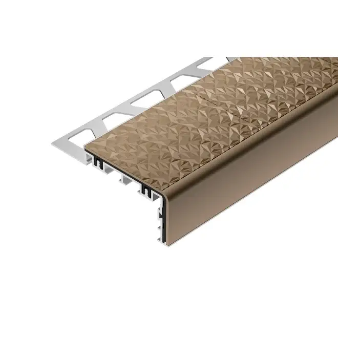 Schlüter TREP-V 60 Treppenprofil, Hellbeige, Länge: 300 cm, Höhe 12,5 mm Günstig