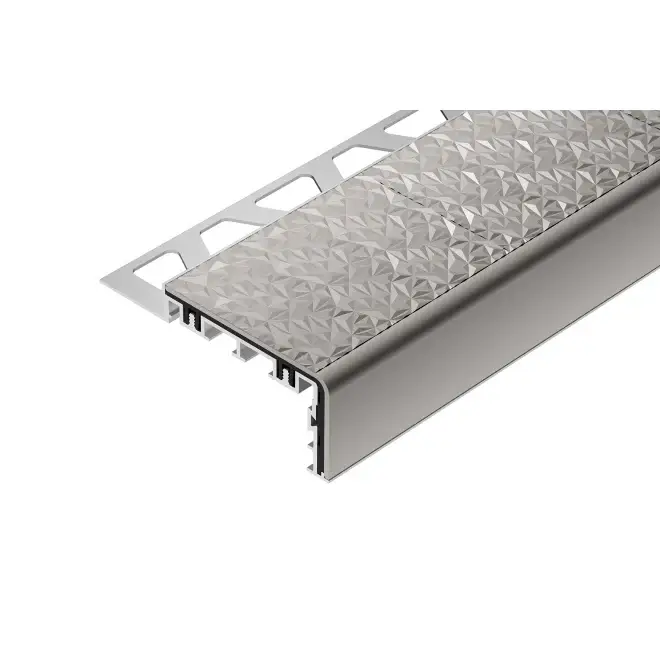 Kracherpreis Schlüter TREP-V 60 Treppenprofil, Steingrau, Länge: 200 cm, Höhe 12,5 mm