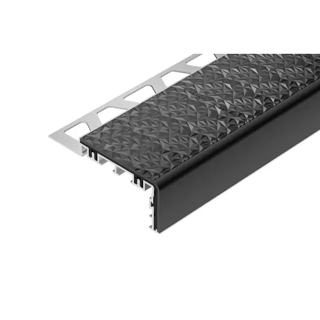 Echt Schlüter TREP-V 60 Treppenprofil, Fugengrau, Länge: 150 cm, Höhe 9 mm