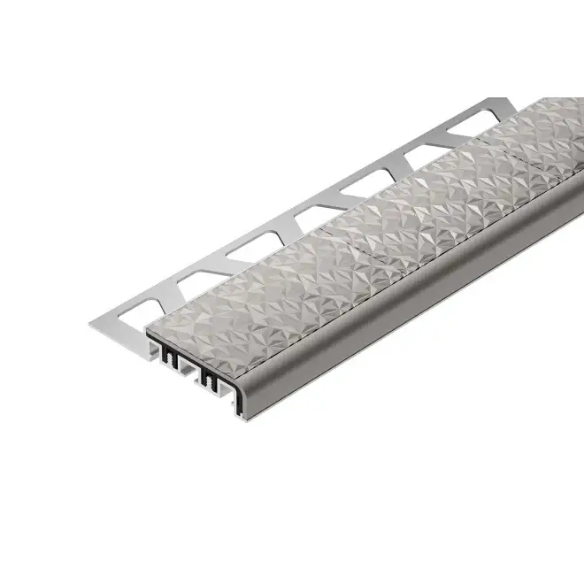 Schlüter TREP-V 60 Treppenprofil, Steingrau, Länge: 100 cm, Höhe 11 mm Neuheit