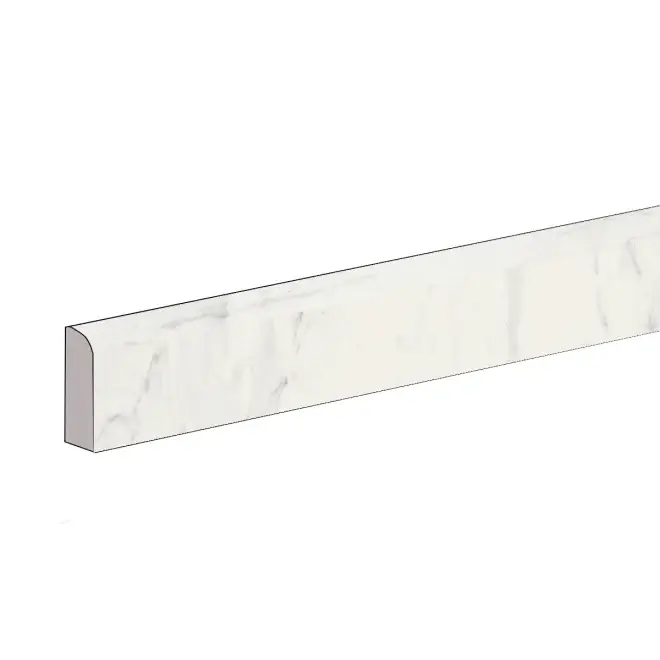 Florim Creative Design Stones & More 2.0 Calacatta Glossy Sockel 4,6x80 6mm Schneller Versand