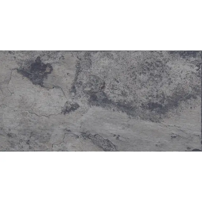 Angebot Sant Agostino Metastone Night Rigato Dekorfliese 60x120 cm