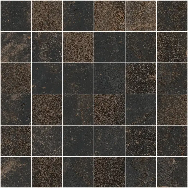 Sant Agostino Oxidart Black Naturale Mosaik 30x30 cm Neuheit