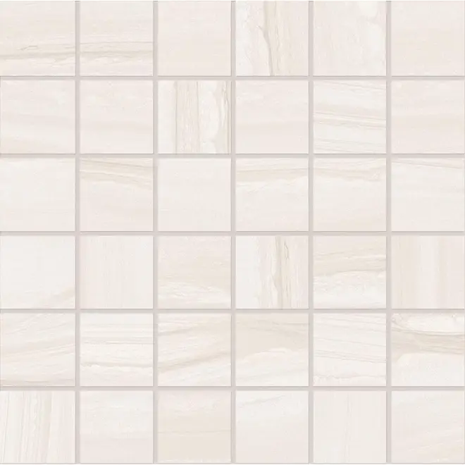 Provenza Varana Stone Mosaico 5x5 White Vein Cut Silktech 30x30 cm Echt