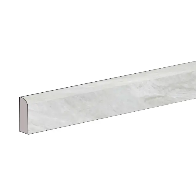 Ausverkauf Keope Versilia Bardiglio Silver Sockel Lappato (poliert) 4,6x120 cm