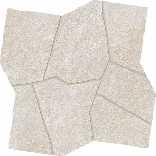 Keope Arke Ivory Dekor Palladiana Spazzolato (R10) 50x50 cm Echt