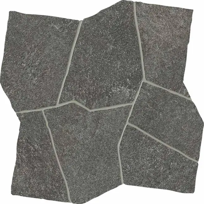 Keope Arke Anthracite Dekor Palladiana Spazzolato (R10) 50x50 cm Direkt Vom Hersteller