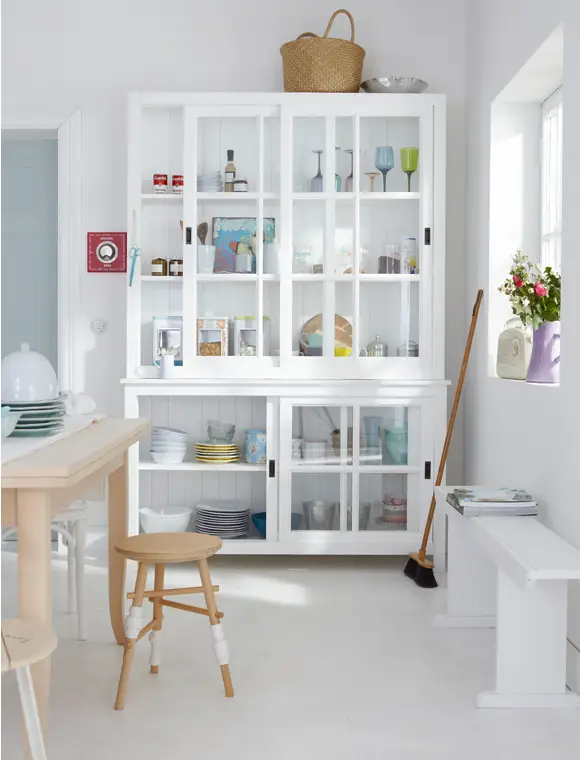Billig Vitrinenschrank Landhausstil
